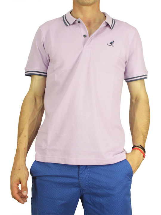 Kangol Herren Shirt Polo Lila