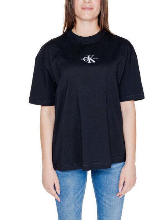 Calvin Klein Damen T-shirt Schwarz