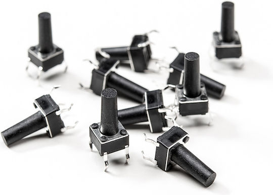 Adafruit Tactile Switch Buttons 6mm Tall X 10 Pack