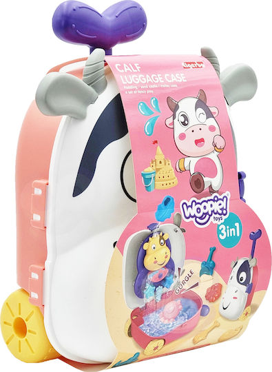 Woopie Woopie 3-в-1 Пясъчен комплект Fudge куфар + Водна играчка