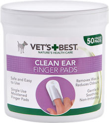 Vet's Best Ear Finger Wipes 50pcs Ear Wipes Vet's Best Ear Finger Wipes 50pcs Ear Wipes