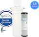 Pentair 2G Slimline Water Filtration System Single Under Sink Micron 1/4'' with Faucet & Replacement Filter Pure LRC 2510-P5 0,5μm 57-0036/LRCP5