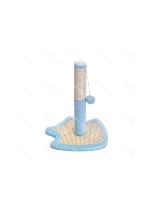 Cat Scratching Post Blue