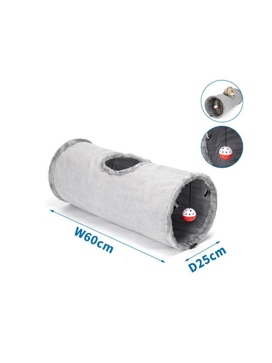 Suede Cylindrical Cat Tunnel 25*60cm