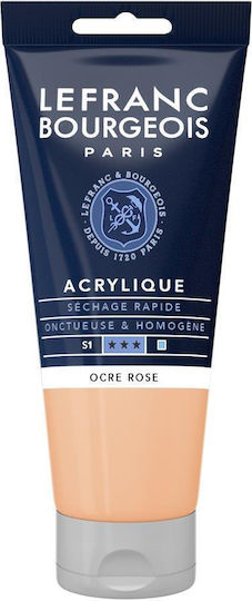 Lefranc & Bourgeois 80ml Fine Acrylic 817 Pink Ochre Series 1
