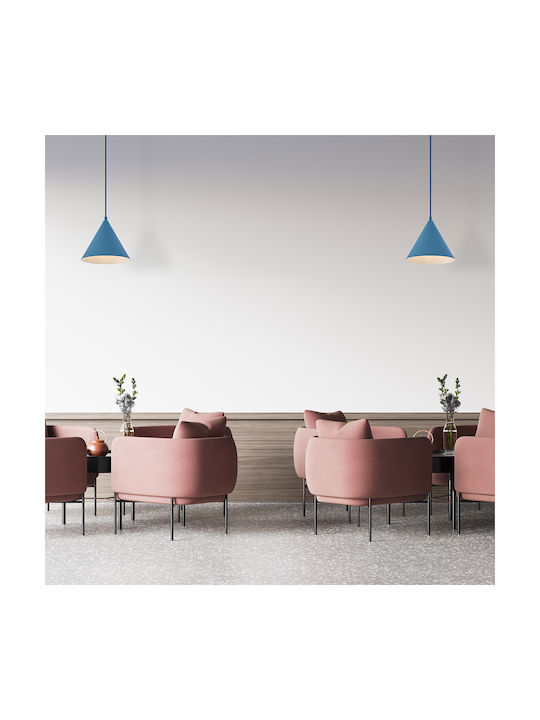 Braytron Pendant Light Blue with Socket E27 22x...