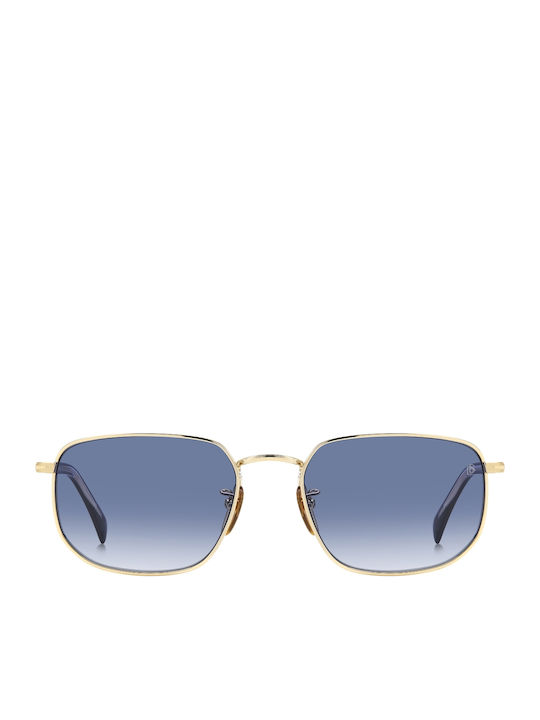David Beckham Unisex Sonnenbrille mit Gold Meta...