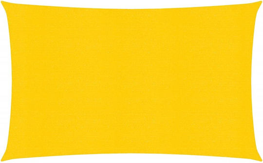 vidaXL Shade Sail Yellow 4x6m