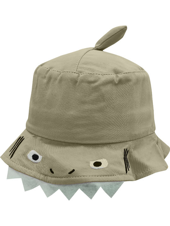 Brims and Trims Kinderhut Eimer Stoff Beige