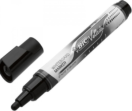Marker neagră pentru tablă albă Velleda Bic 3086123304598