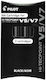Replacement Cartridge V5/V7 Black Set of 3 Pieces Pilot 4902505444432