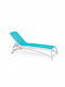 Liegestuhl Lounger Blau 204x70x99cm.