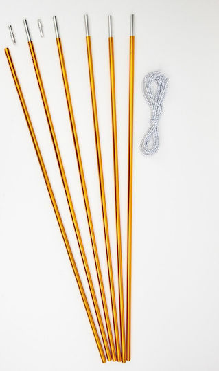 Rockland 8.5mm Aluminum Tent Poles 6 Pieces