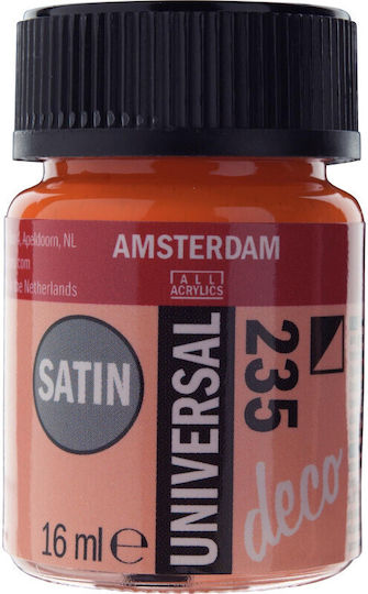 Talens Universal Satin Bottle 16 Ml Orange 235 8712079371067