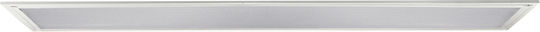 DIL Recessed Fluorescent Ceiling Light with 2 Light Bulb Places T8 Shape for G13 Base L59xD30.5xH7.9cm