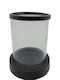 InTheBox Titul Candle Holder Aluminum Αλουμινένιο in Black Color 14x14x14cm 1pcs
