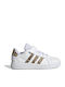 GRAND COURT 2.0 EL C Παιδικά Sneakers με Σκρατς Λευκά