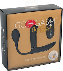 Pussy & Ass Vibrator Μαύρος