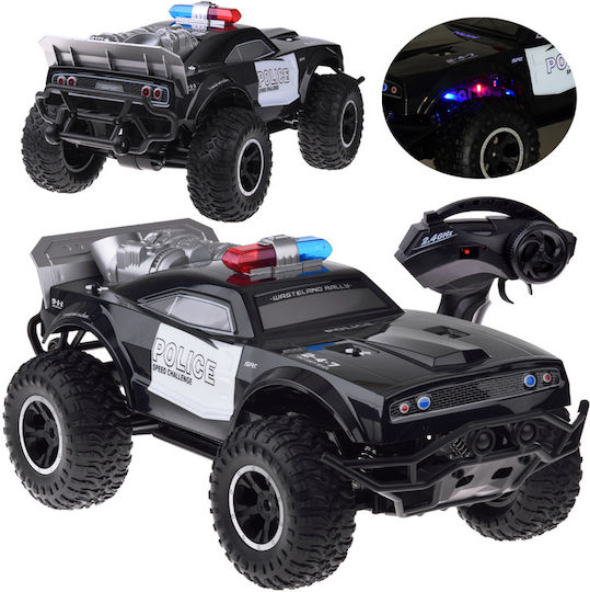 Large Police Monster Truck Controlled Car Remote Control Lighting Rc0626