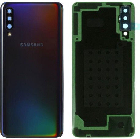 Battery Cover Batterycover+camera Lens Black for Galaxy A70
