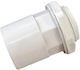 Eurolamp Electrical Conduit Connector with Diameter 25mm made of Plastic 151-21432