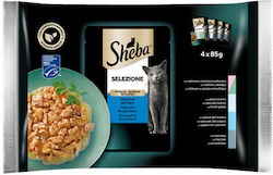 Sheba Selected Seafood 4x85gr