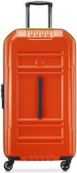 Troler Delsey foarte mare extensibil de 80 cm, culoare portocalie Rempart