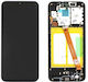 Οθόνη Lcd+touch με Μηχανισμό Αφής και Πλαίσιο για Samsung Galaxy A20e (Μαύρο)