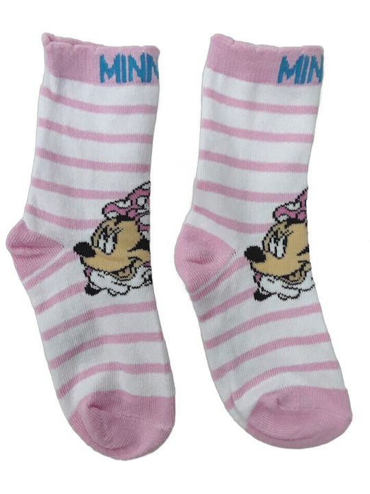 Disney Παιδικές Κάλτσες Minnie Pink