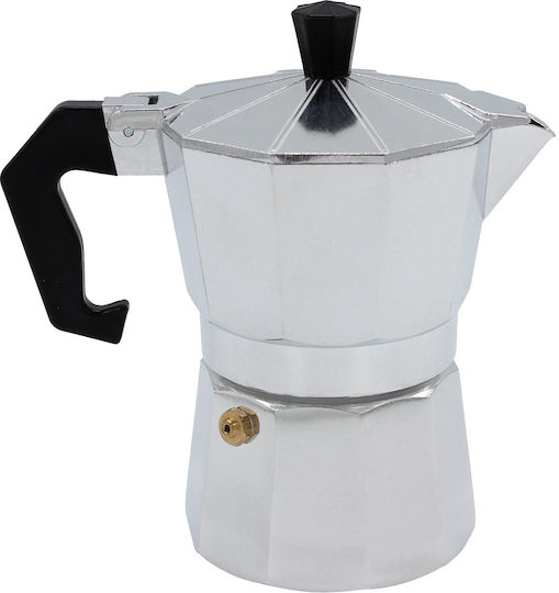 Keskor Μπρίκι Espresso 3cups Ασημί