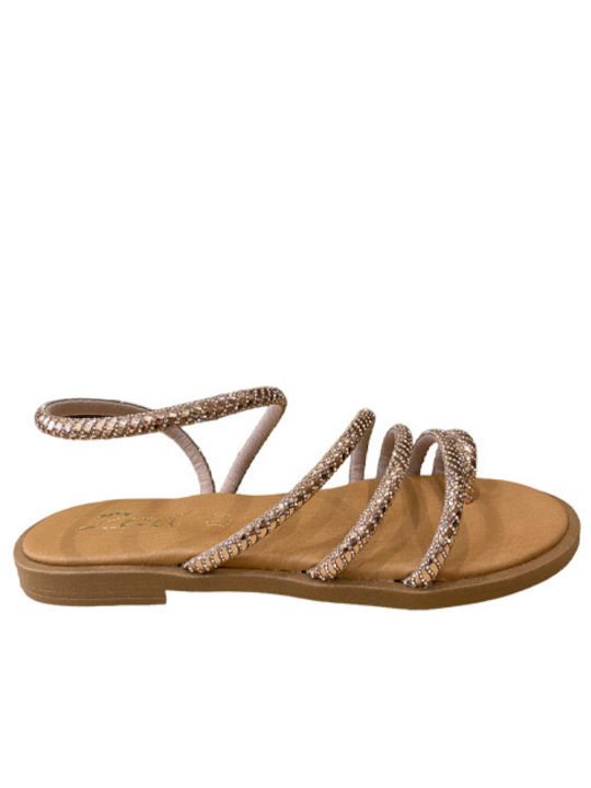 Zizel Leather Women's Sandals Gold
