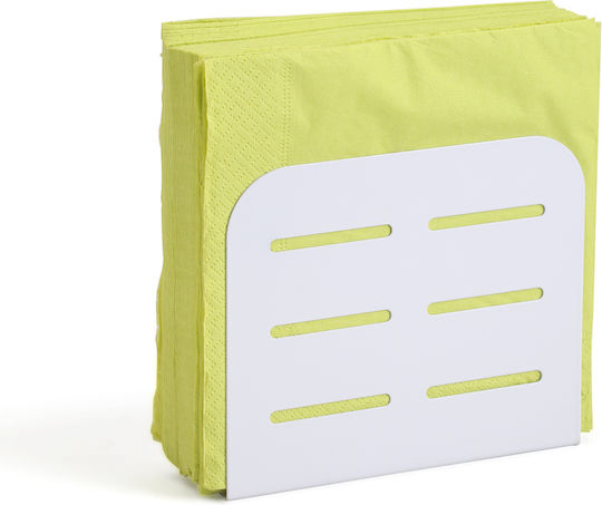TnS Metallic Napkin Holder White 03-950-4024-02 TnS Metallic Napkin Holder White 03-950-4024-02