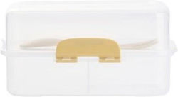 Tag Kunststoff-Lebensmittelbehälter Gabel Transparent-Gelb 18,5×14,5x9cm 77913 Sch77913y Tag Kunststoff-Lebensmittelbehälter Gabel Transparent-Gelb 18,5×14,5x9cm 77913 Sch77913y