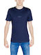 Guess Men's Short Sleeve T-shirt Blue