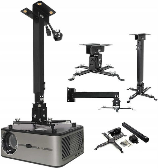 Zenwire Projektorhalterung Decke mit maximaler Belastung von 25kg Schwarz