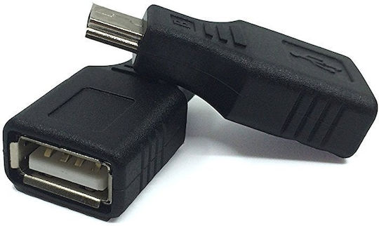Μετατροπέας mini USB male σε USB-A female 1τμχ 550194