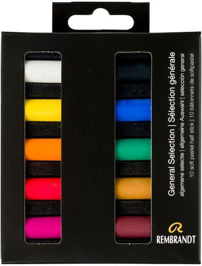 Rembrandt Softpastelle Allgemeine Auswahl Set 10 Stück