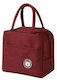 Hand Isolierte Tasche Rot 22x19x14cm