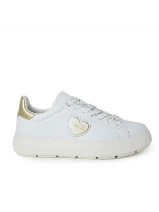 Moschino Damen Sneakers Weiß