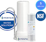 Pentair Water Filtration System Single Countertop with Replacement Filter 50-0039/OBE