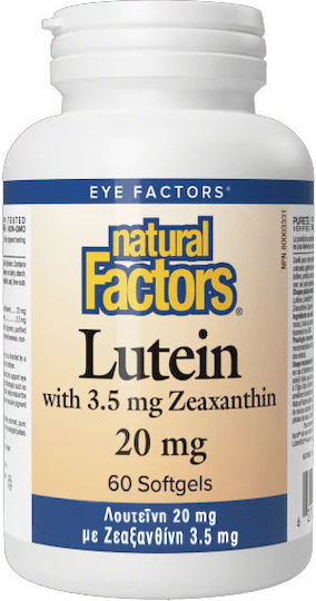 Lutein 20 Mg & Zeaxanthin 3.5 Mg 60 Softgels