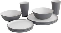 Outwell Gala 2 Person Dinner Set Grey Mist