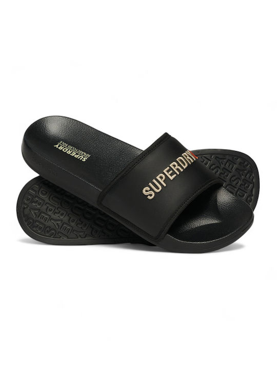 Superdry Sandale bărbați Negre