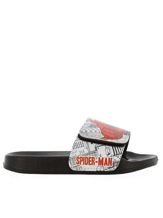 Șlapi Copii Spider-Man Negre