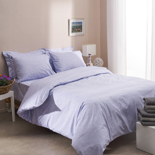 Charalambidis Textiles Duvet Cover Single 160x240 Dots Lila