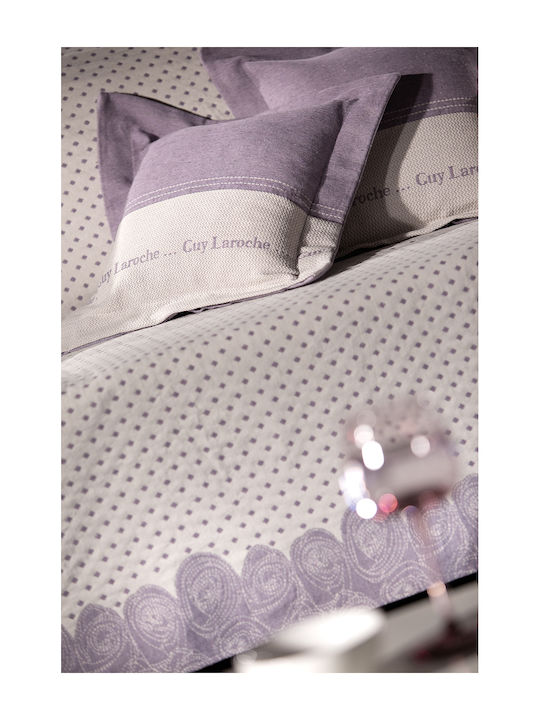 Guy Laroche Solen Sofa Throw 2 Seater 180x240cm Lilac