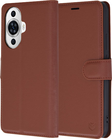 Techsuit Book Δερμάτινο Καφέ (Huawei Nova 11 / 12s)
