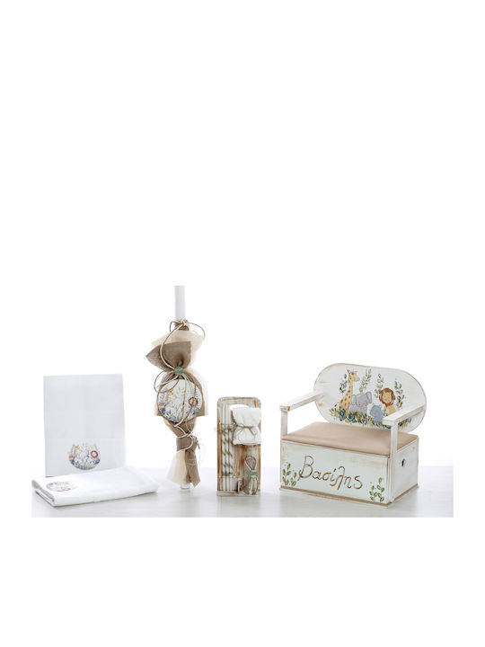 Bellissimo Set Botez Cu Temă Animăluțe SKB-2265