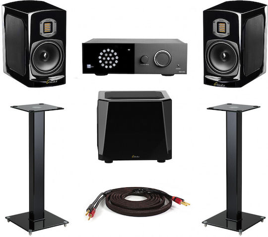 GoldenEar Set de difuzoare Home Cinema BRX speakers, Goldenear Supersub X subwoofer, Lyngdorf TDAI-1120 amplifier 120W