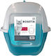 M-Pets Rosetta Cat Toilet Closed Blue L62 x W53...